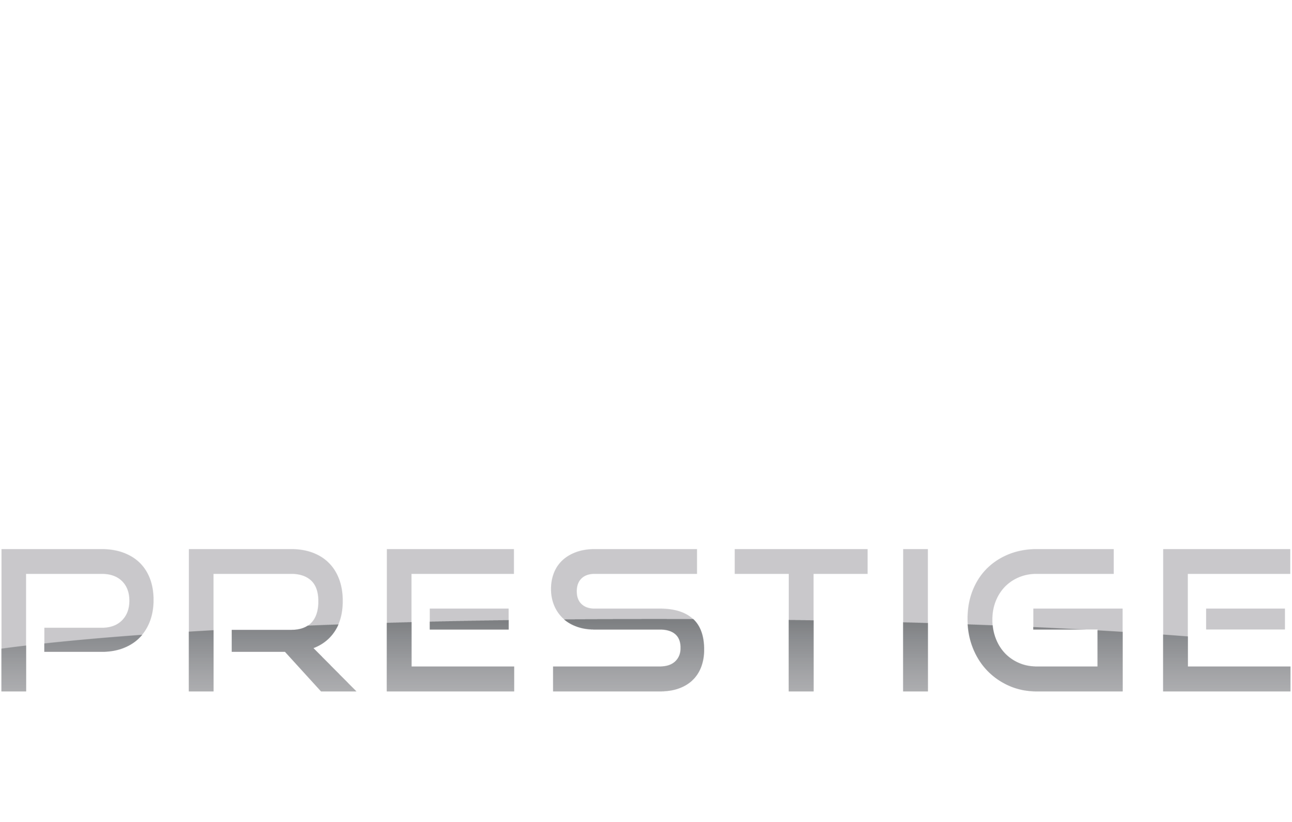 Prestige Elite Cars Logo White